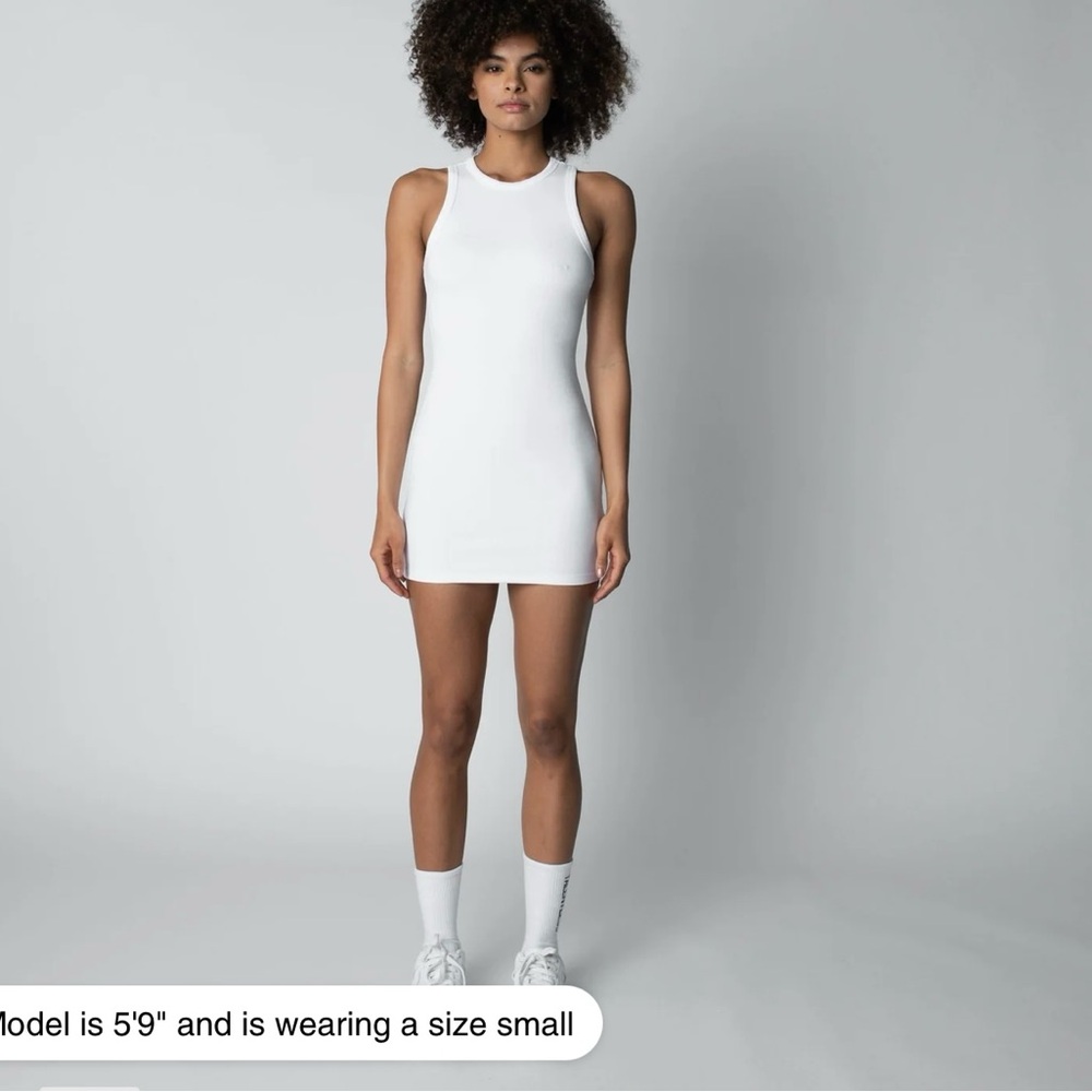 Talentless Rib High Neck Contour Dress